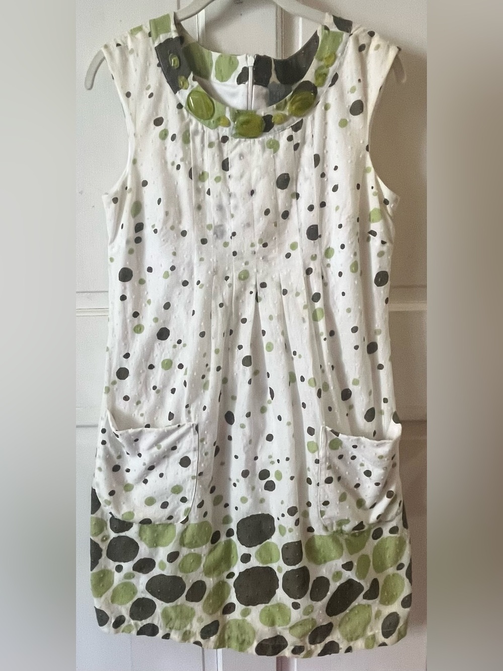 Rabbit Rabbit Rabbit Designs Swiss Dot Mod Shift Dress - Size 6
